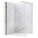 ŚCIANKA PRYSZNICOWA FLEXI 110 cm TRANSPARENT 1/2