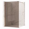 ŚCIANKA PRYSZNICOWA FLEXI 80 cm BROWN 1/2