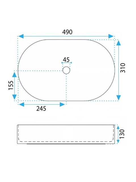 UMYWALKA VANDA 48 PISTACHIO MATT - NABLATOWA