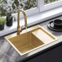 ZLEWOZMYWAK FIN BRUSH GOLD