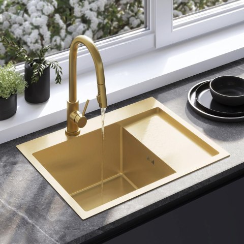 ZLEWOZMYWAK FIN BRUSH GOLD