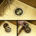 ZLEWOZMYWAK LEO 50 BRUSH GOLD