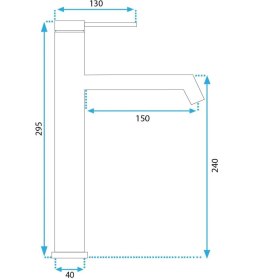 BATERIA UMYWALKOWA JS-B310-1BRG FOSS MIEDŹ SZCZ WY