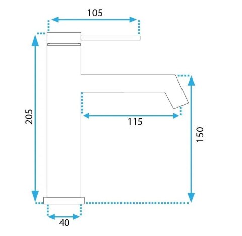 BATERIA UMYWALKOWA JS-B310BRG FOSS MIEDŹ SZCZ NISK