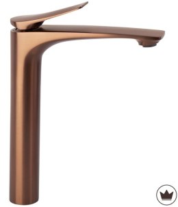 BATERIA UMYWALKOWA VISION MIEDŹ SZCZOTKOWANA WYSOK