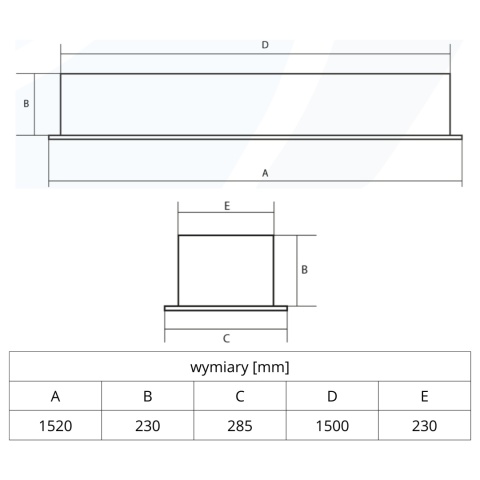 Kurtyna powietrzna bez nagrzewnicy FERONO FK150ZS R15