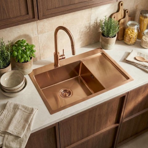 ZLEWOZMYWAK FIN BRUSH COPPER