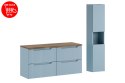 Zestaw meblowy 120cm z blatem i Szafką wysoką NOVA DENIM