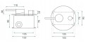 BATERIA WANNOWA PODTYNKOWA LUNGO TYTAN + BOX
