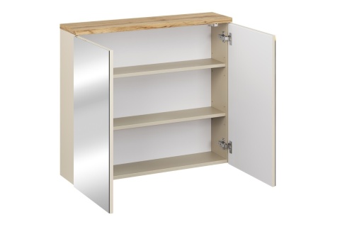 Dwudrzwiowa szafka z lustrem 80 cm, Bali Cashmere