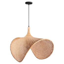 Lampa wisząca bambusowa APP1641-1CP 50 cm