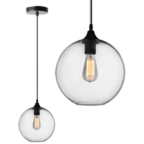 Lampa sufitowa, wisząca, szklana APP311-1CP LOFT