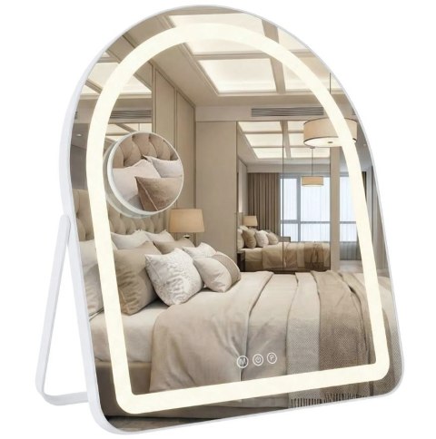 LUSTRO LED GLAM WHITE 40X45