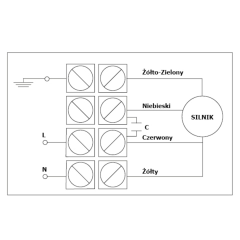Wentylator kanałowy osiowy Ferono FKO300 wodoszczelny