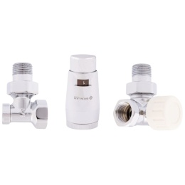 Zestaw termostatyczny (osiowy-prawy) do grzejników SCHLOSSER 1/2''