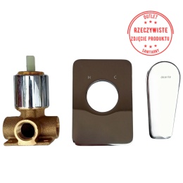 Bateria prysznicowa podtynkowa bez przełącznika natrysku Deante JASMIN