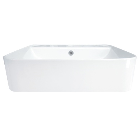 Umywalka ceramiczna nablatowa/ścienna z miejscem na baterię Deante HIACYNT