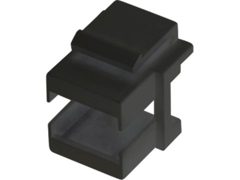 Adapter mocowania typu keystone pod adapter SC simplex / LC duplex, kolor czarny (opakowanie 100 sztuk) ALANTEC