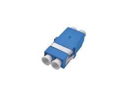 Adapter światłowodowy bezkołnierzowy jednomodowy SM LC duplex ALANTEC
