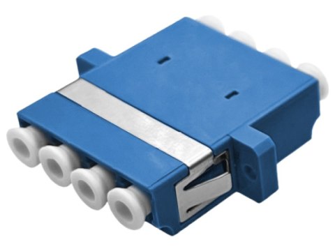 Adapter światłowodowy jednomodowy SM LC quad ALANTEC