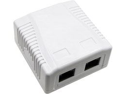 Gniazdo natynkowe UTP kat.6 2xRJ45 ALANTEC