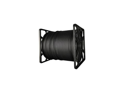 Kabel światłowodowy OS2 abonencki FTTx okrągły SM 4J 9/125 LSOH czarny 1000m ALANTEC