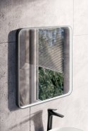 Lustro LED w ramie