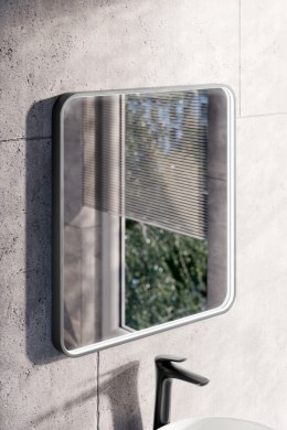 Lustro LED w ramie