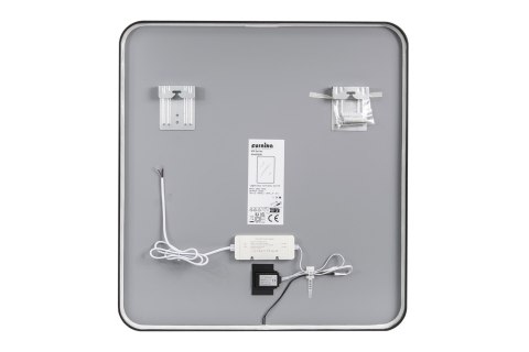 Lustro LED w ramie