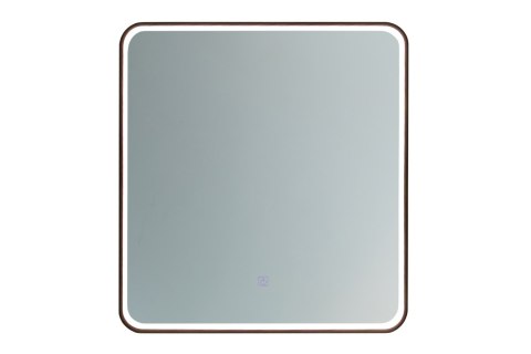 Lustro LED w ramie
