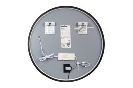 Lustro LED w ramie