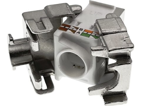 Moduł keystone RJ45 beznarzędziowy STP kat.5E PoE+ ALANTEC - badanie jakości INTERTEK (USA)