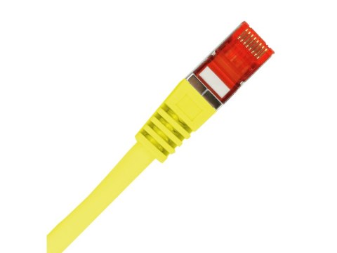 Patch-cord F/UTP kat.6 PVC 2.0m żółty ALANTEC