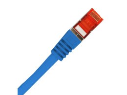 Patch-cord S/FTP kat.6A LSOH 0.5m niebieski ALANTEC