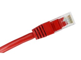 Patch-cord U/UTP kat.6A LSOH 2.0m czerwony ALANTEC