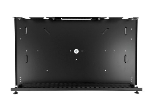 Przełącznica światłowodowa 24xSC duplex / 24xLC quad 19" 1U z płytą czołową oraz akcesoriami montażowymi (dławiki, opaski), wysu