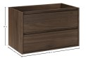 Szafka pod umywalkę 80 cm VIOLA VILLA