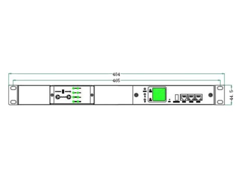 Zarządzalna listwa zasilająca RACK 19" 1f - 5xC13+3xCEE7/5 zapewnia pełną kontrolę i zarządzanie zasobami sprzętowymi AVIZIO POW