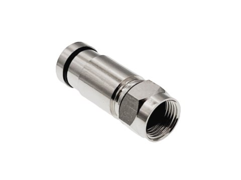 Złącze F kompresyjne RG6, średnica tulei wewnętrznej 4.55 mm (±0,1) ALANTEC