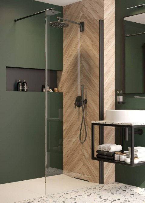 Ścianka prysznicowa / walk-in systemu Kerria Plus 80 cm Ścianka prysznicowa / walk-in systemu Kerria Plus 80 cm