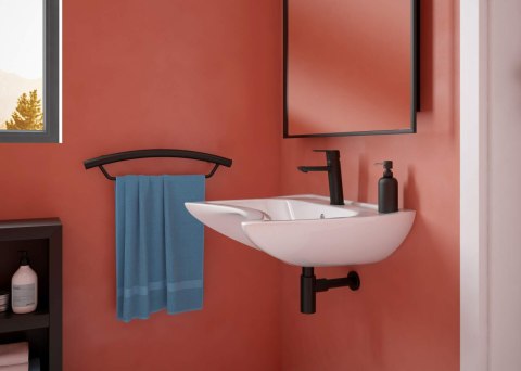 Umywalka ceramiczna ścienna z miejscem na baterię - dla osób z ograniczeniami ruchowymi Umywalka ceramiczna ścienna z miejscem na baterię - dla osób z ograniczeniami ruchowymi