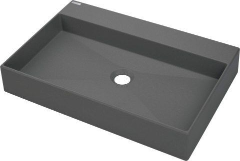 Umywalka granitowa nablatowa z miejscem na baterię - 60x40 cm Umywalka granitowa nablatowa z miejscem na baterię - 60x40 cm