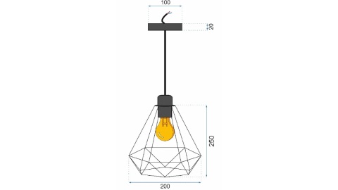 Lampa 392197 L.Gold
