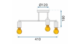 Lampa 392200 Black