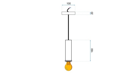 Lampa A Osti Pink/Gold APP110-1CP