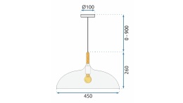 Lampa Anzo Grey APP179-1CP