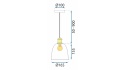 Lampa APP1006-1CP White U