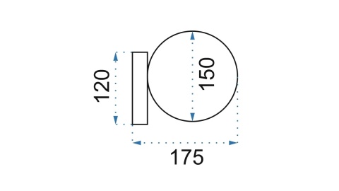Lampa ścienna APP1009-1W