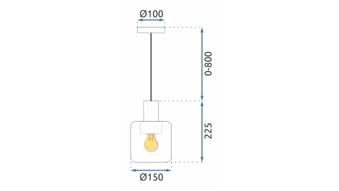 Lampa wisząca APP1011-1CP