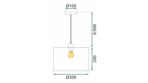 Lampa wisząca APP1015-1CP